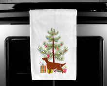 Load image into Gallery viewer, Irish Setter Merry Christmas Tree Kitchen Towels – Set of 2 - Decorative &amp; Absorbent Cotton | BB2911WTKT