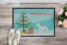 Load image into Gallery viewer, Bedlington Terrier Merry Christmas Tree Doormat - 18x27 Decorative Floor Mat – Indoor/Outdoor Rug with Artistic Flair BB2912MAT