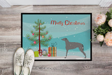 Load image into Gallery viewer, Scottish Deerhound Merry Christmas Tree Doormat - 24x36 Decorative Floor Mat – Indoor/Outdoor Rug with Artistic Flair BB2914JMAT