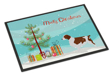 Load image into Gallery viewer, Welsh Springer Spaniel Merry Christmas Tree Doormat - 18x27 Decorative Floor Mat – Indoor/Outdoor Rug with Artistic Flair BB2918MAT