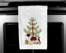 Load image into Gallery viewer, Welsh Springer Spaniel Merry Christmas Tree Kitchen Towels – Set of 2 - Decorative &amp; Absorbent Cotton | BB2918WTKT