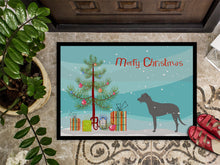 Load image into Gallery viewer, Irish Wolfhound Merry Christmas Tree Doormat - 18x27 Decorative Floor Mat – Indoor/Outdoor Rug with Artistic Flair BB2921MAT