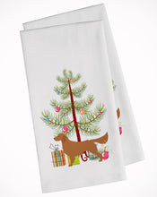 Load image into Gallery viewer, Golden Retriever Merry Christmas Tree Kitchen Towels – Set of 2 - Decorative &amp; Absorbent Cotton | BB2922WTKT