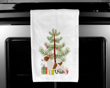 Load image into Gallery viewer, Jack Russell Terrier Merry Christmas Tree Kitchen Towels – Set of 2 - Decorative &amp; Absorbent Cotton | BB2925WTKT