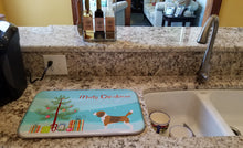 Load image into Gallery viewer, Beagle Merry Christmas Tree Dish Drying Mat – Absorbent, Artistic Kitchen Essentials BB2928DDM