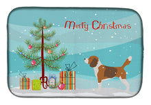 Load image into Gallery viewer, Beagle Merry Christmas Tree Dish Drying Mat – Absorbent, Artistic Kitchen Essentials BB2928DDM