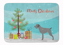 Load image into Gallery viewer, German Wirehaired Pointer Merry Christmas Tree Machine Washable Memory Foam Mat BB2929RUG