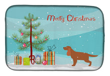 Load image into Gallery viewer, English Cocker Spaniel Merry Christmas Tree Dish Drying Mat – Absorbent, Artistic Kitchen Essentials BB2930DDM