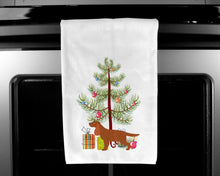 Load image into Gallery viewer, English Cocker Spaniel Merry Christmas Tree Kitchen Towels – Set of 2 - Decorative &amp; Absorbent Cotton | BB2930WTKT