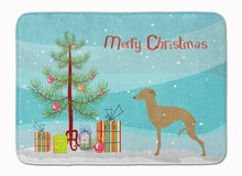 Load image into Gallery viewer, Italian Greyhound Merry Christmas Tree Machine Washable Memory Foam Mat BB2932RUG