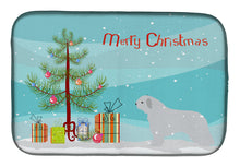 Load image into Gallery viewer, Spanish Water Dog Merry Christmas Tree Dish Drying Mat – Absorbent, Artistic Kitchen Essentials BB2933DDM