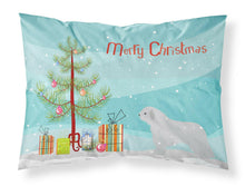 Load image into Gallery viewer, Spanish Water Dog Merry Christmas Tree Fabric Standard Pillowcase – Artistic Decorative Front, White Back BB2933PILLOWCASE