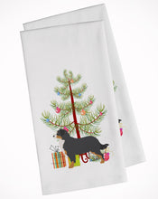 Load image into Gallery viewer, Bernese Mountain Dog Merry Christmas Tree Kitchen Towels – Set of 2 - Decorative &amp; Absorbent Cotton | BB2937WTKT