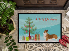 Load image into Gallery viewer, Corgi Merry Christmas Tree Doormat - 18x27 Decorative Floor Mat – Indoor/Outdoor Rug with Artistic Flair BB2938MAT