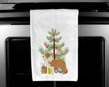 Load image into Gallery viewer, Red Border Collie Merry Christmas Tree Kitchen Towels – Set of 2 - Decorative &amp; Absorbent Cotton | BB2940WTKT