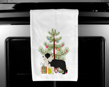 Load image into Gallery viewer, Black Border Collie Merry Christmas Tree Kitchen Towels – Set of 2 - Decorative &amp; Absorbent Cotton | BB2941WTKT