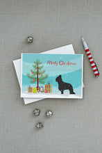 Load image into Gallery viewer, Briard Merry Christmas Tree Greeting Cards -  Blank Note Cards – 8-Pack of Artist-Designed Cards with Envelopes
