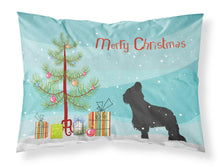 Load image into Gallery viewer, Briard Merry Christmas Tree Fabric Standard Pillowcase – Artistic Decorative Front, White Back BB2944PILLOWCASE