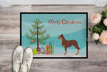 Load image into Gallery viewer, Australian Kelpie Dog Merry Christmas Tree Doormat - 18x27 Decorative Floor Mat – Indoor/Outdoor Rug with Artistic Flair BB2947MAT