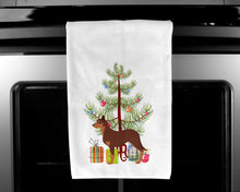 Load image into Gallery viewer, Australian Kelpie Dog Merry Christmas Tree Kitchen Towels – Set of 2 - Decorative &amp; Absorbent Cotton | BB2947WTKT