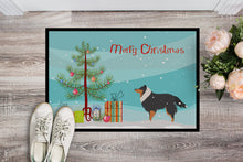 Load image into Gallery viewer, Sheltie/Shetland Sheepdog Merry Christmas Tree Doormat - 18x27 Decorative Floor Mat – Indoor/Outdoor Rug with Artistic Flair BB2948MAT