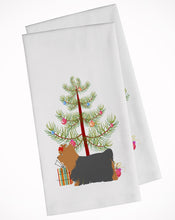 Load image into Gallery viewer, Yorkshire Terrier Yorkie Merry Christmas Tree Kitchen Towels – Set of 2 - Decorative &amp; Absorbent Cotton | BB2952WTKT