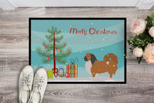 Load image into Gallery viewer, Pekingese Merry Christmas Tree Doormat - 24x36 Decorative Floor Mat – Indoor/Outdoor Rug with Artistic Flair BB2956JMAT
