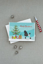 Load image into Gallery viewer, Poodle Merry Christmas Tree Greeting Cards -  Blank Note Cards – 8-Pack of Artist-Designed Cards with Envelopes