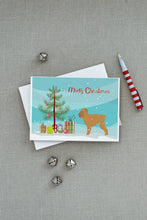 Load image into Gallery viewer, Brussels Griffon Merry Christmas Tree Greeting Cards -  Blank Note Cards – 8-Pack of Artist-Designed Cards with Envelopes