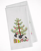 Load image into Gallery viewer, French Bulldog Merry Christmas Tree Kitchen Towels – Set of 2 - Decorative &amp; Absorbent Cotton | BB2959WTKT