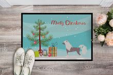 Load image into Gallery viewer, Chinese Crested Merry Christmas Tree Doormat - 18x27 Decorative Floor Mat – Indoor/Outdoor Rug with Artistic Flair BB2961MAT