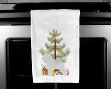 Load image into Gallery viewer, Bichon Frise Merry Christmas Tree Kitchen Towels – Set of 2 - Decorative &amp; Absorbent Cotton | BB2963WTKT