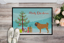 Load image into Gallery viewer, Pug Merry Christmas Tree Doormat - 18x27 Decorative Floor Mat – Indoor/Outdoor Rug with Artistic Flair BB2965MAT