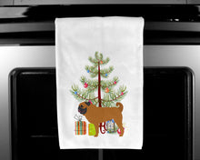 Load image into Gallery viewer, Pug Merry Christmas Tree Kitchen Towels – Set of 2 - Decorative &amp; Absorbent Cotton | BB2965WTKT