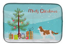 Load image into Gallery viewer, Cavalier King Charles Spaniel Merry Christmas Tree Dish Drying Mat – Absorbent, Artistic Kitchen Essentials BB2967DDM