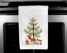 Load image into Gallery viewer, Cavalier King Charles Spaniel Merry Christmas Tree Kitchen Towels – Set of 2 - Decorative &amp; Absorbent Cotton | BB2967WTKT