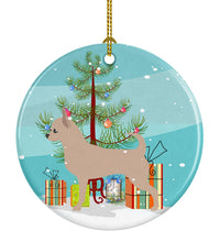 Load image into Gallery viewer, Chihuahua Merry Christmas Tree Ornament - Round Ceramic Ornament – Artist-Designed Keepsake Decoration BB2968CO1