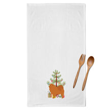 Load image into Gallery viewer, Chow Chow Merry Christmas Tree Kitchen Towels – Set of 2 - Decorative &amp; Absorbent Cotton | BB2969WTKT
