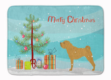 Load image into Gallery viewer, Shar Pei Merry Christmas Tree Machine Washable Memory Foam Mat BB2970RUG