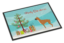 Load image into Gallery viewer, Boxer Merry Christmas Tree Doormat - 18x27 Decorative Floor Mat – Indoor/Outdoor Rug with Artistic Flair BB2971MAT