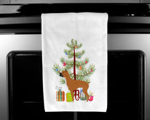 Load image into Gallery viewer, Boxer Merry Christmas Tree Kitchen Towels – Set of 2 - Decorative &amp; Absorbent Cotton | BB2971WTKT