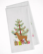 Load image into Gallery viewer, Boxer Merry Christmas Tree Kitchen Towels – Set of 2 - Decorative &amp; Absorbent Cotton | BB2971WTKT