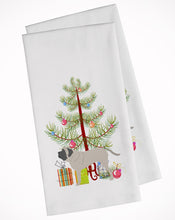 Load image into Gallery viewer, English Mastiff Merry Christmas Tree Kitchen Towels – Set of 2 - Decorative &amp; Absorbent Cotton | BB2974WTKT