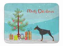 Load image into Gallery viewer, Doberman Pinscher Merry Christmas Tree Machine Washable Memory Foam Mat BB2978RUG