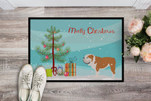 Load image into Gallery viewer, English Bulldog Merry Christmas Tree Doormat - 24x36 Decorative Floor Mat – Indoor/Outdoor Rug with Artistic Flair BB2980JMAT