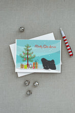 Load image into Gallery viewer, Puli Merry Christmas Tree Greeting Cards -  Blank Note Cards – 8-Pack of Artist-Designed Cards with Envelopes