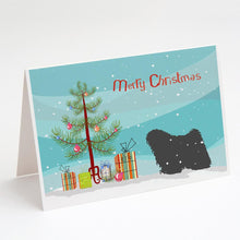 Load image into Gallery viewer, Puli Merry Christmas Tree Greeting Cards -  Blank Note Cards – 8-Pack of Artist-Designed Cards with Envelopes