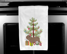 Load image into Gallery viewer, Neapolitan Mastiff Merry Christmas Tree Kitchen Towels – Set of 2 - Decorative &amp; Absorbent Cotton | BB2983WTKT