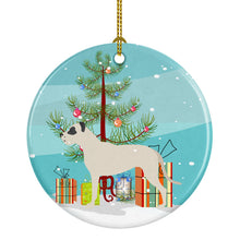 Load image into Gallery viewer, Dogo Argentino Merry Christmas Tree Ornament - Round Ceramic Ornament – Artist-Designed Keepsake Decoration BB2985CO1