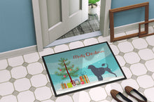 Load image into Gallery viewer, Portuguese Water Dog Merry Christmas Tree Doormat - 24x36 Decorative Floor Mat – Indoor/Outdoor Rug with Artistic Flair BB2986JMAT